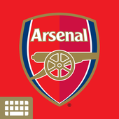 Offizielle Arsenal FC-Tastatur Zeichen