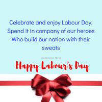 Happy Labor Day Wishes and quotes Affiche