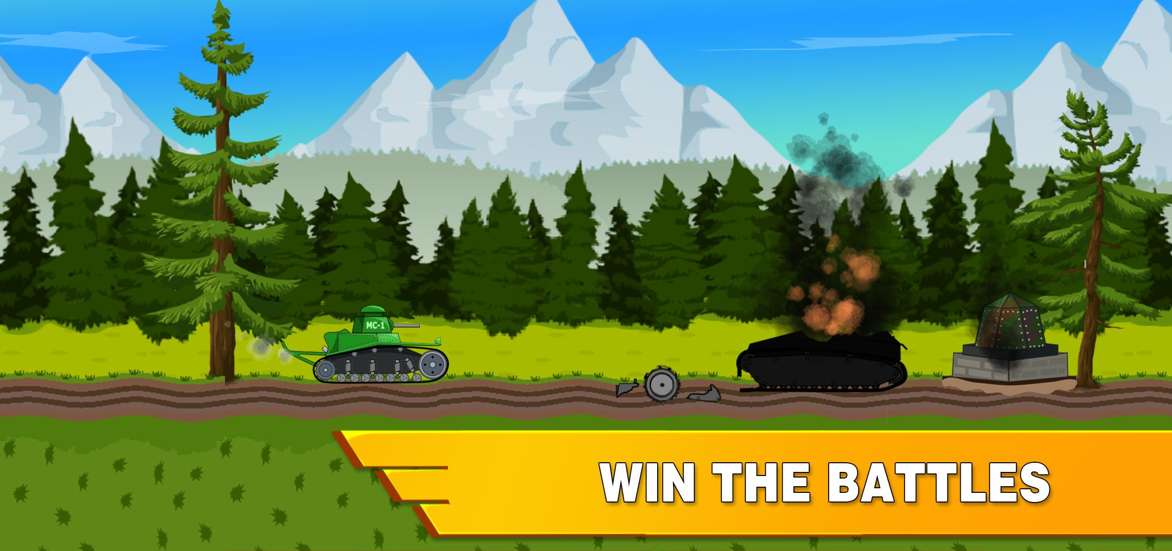 Tank Battle War 2D: \