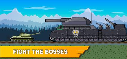 Tank Battle War 2d: vs Boss Ekran Görüntüsü 1