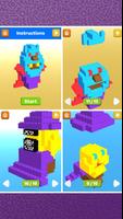 Monster 3D Blocks: Build and p 스크린샷 1