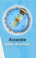 Qibla Direction Finder & Salah Time (اتجاه القبلة) captura de pantalla 1