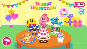Cocobi Birthday Party - cake poster