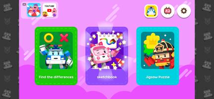 Poli Coloring & Games - Kids plakat