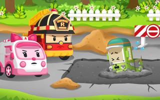 Robocar Poli Car Rescue Game ภาพหน้าจอ 3