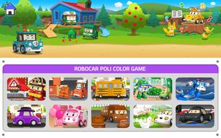 Robocar Poli Color - Kids Game capture d'écran 1