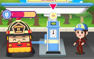 Robocar Poli Fuel Charging Habit Game screenshot 2