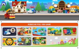 Robocar Poli Job - Kids Game ảnh chụp màn hình 1