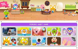 Pororo Habit - Kids Game ảnh chụp màn hình 1