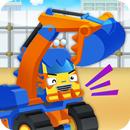 Tayo Monster Poco - Excavator Car Game APK