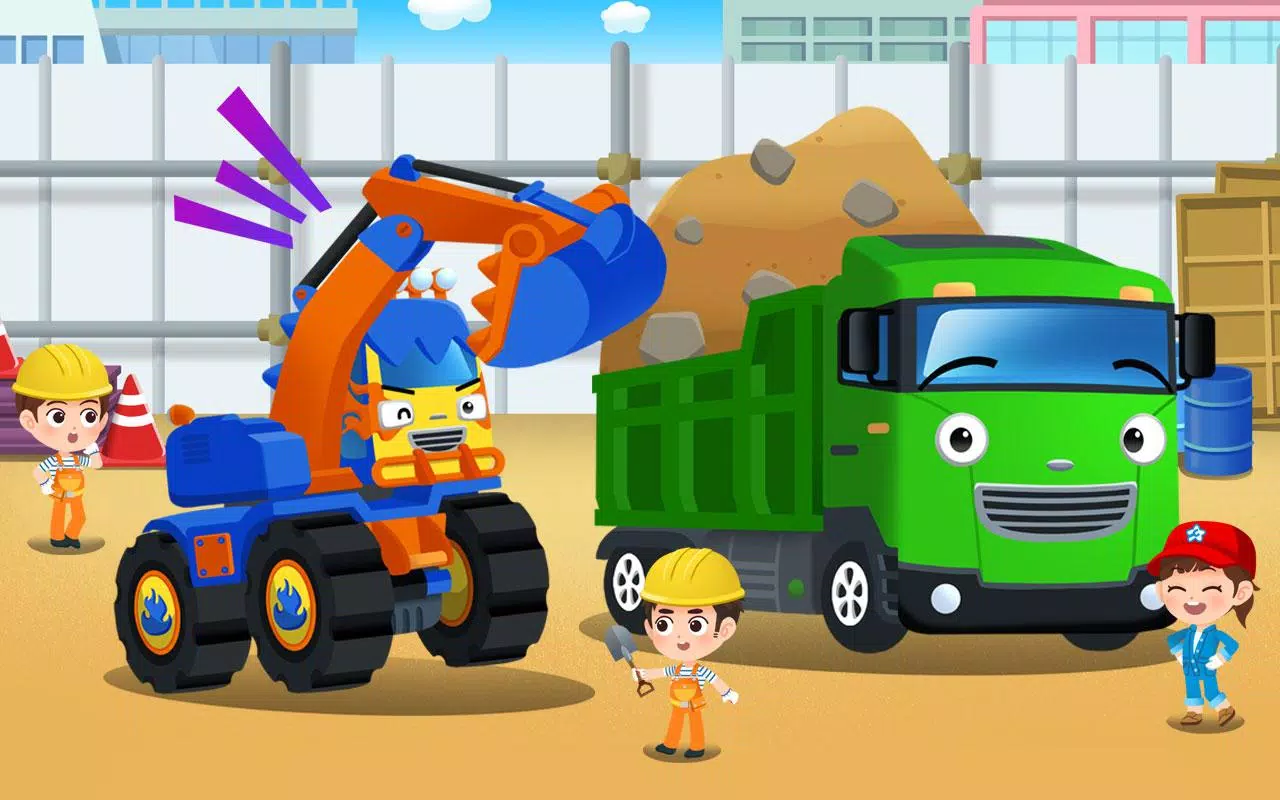 Tayo Monster Poco - Excavator Car Game für Android - APK herunterladen