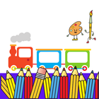 Train Coloring Book 圖標