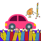 Cars Coloring Book for Kids-icoon