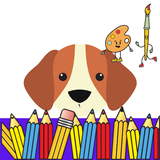 Dog Coloring أيقونة