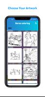 Horse coloring pages স্ক্রিনশট 1