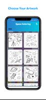 Planet & Space Coloring Book screenshot 1