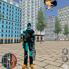 Gangster crime Rope SuperHero simgesi