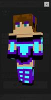 Néon skin forminicraft Cartaz