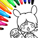 Coloring tocaboca: Color Paint APK