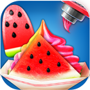 Summer Watermelon Ice Candy: Slice & Cupcake Game APK