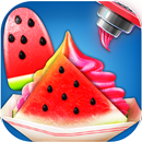 Été Melon d'eau glacée bonbons: Slice & Cupcake APK