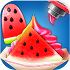 Summer Watermelon Ice Candy: Slice & Cupcake Game icon