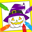 Halloween Coloring Games آئیکن