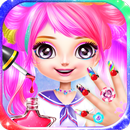 Little Princess Nail Art Salon Makeup Kids APK
