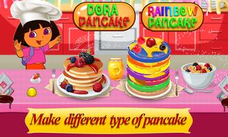 Sweet Dora Pancake Tower: Fantastic Rainbow Maker screenshot 1