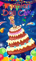 Poster Bambola del gelato di cottura della torta Salone