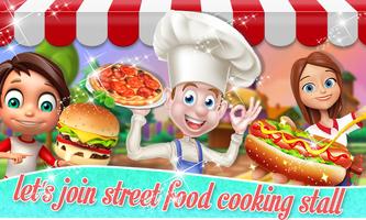 Street Food Pizza Maker & Burger Shop Cooking Game 스크린샷 1