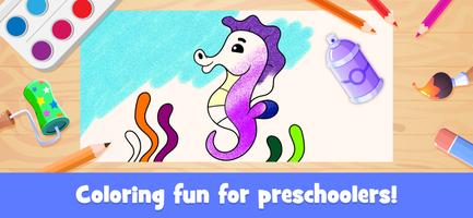 Coloring Book Games & Drawing পোস্টার