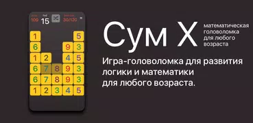 Сум X - математический паззл
