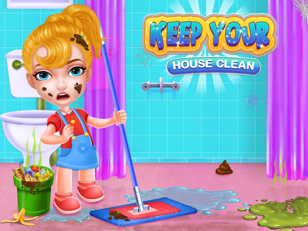 الحفاظ على منزلك نظيفة-لعبة تنظيف المنزل الفتيات for Android - APK Download