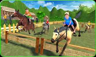 Kids Mountain Horse Rider Race تصوير الشاشة 1