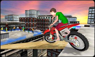 Kids Motorbike Stunts Master Roof Top Arena 2018 Ekran Görüntüsü 1