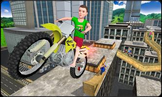 Kids Motorbike Stunts Master Roof Top Arena 2018 ภาพหน้าจอ 2