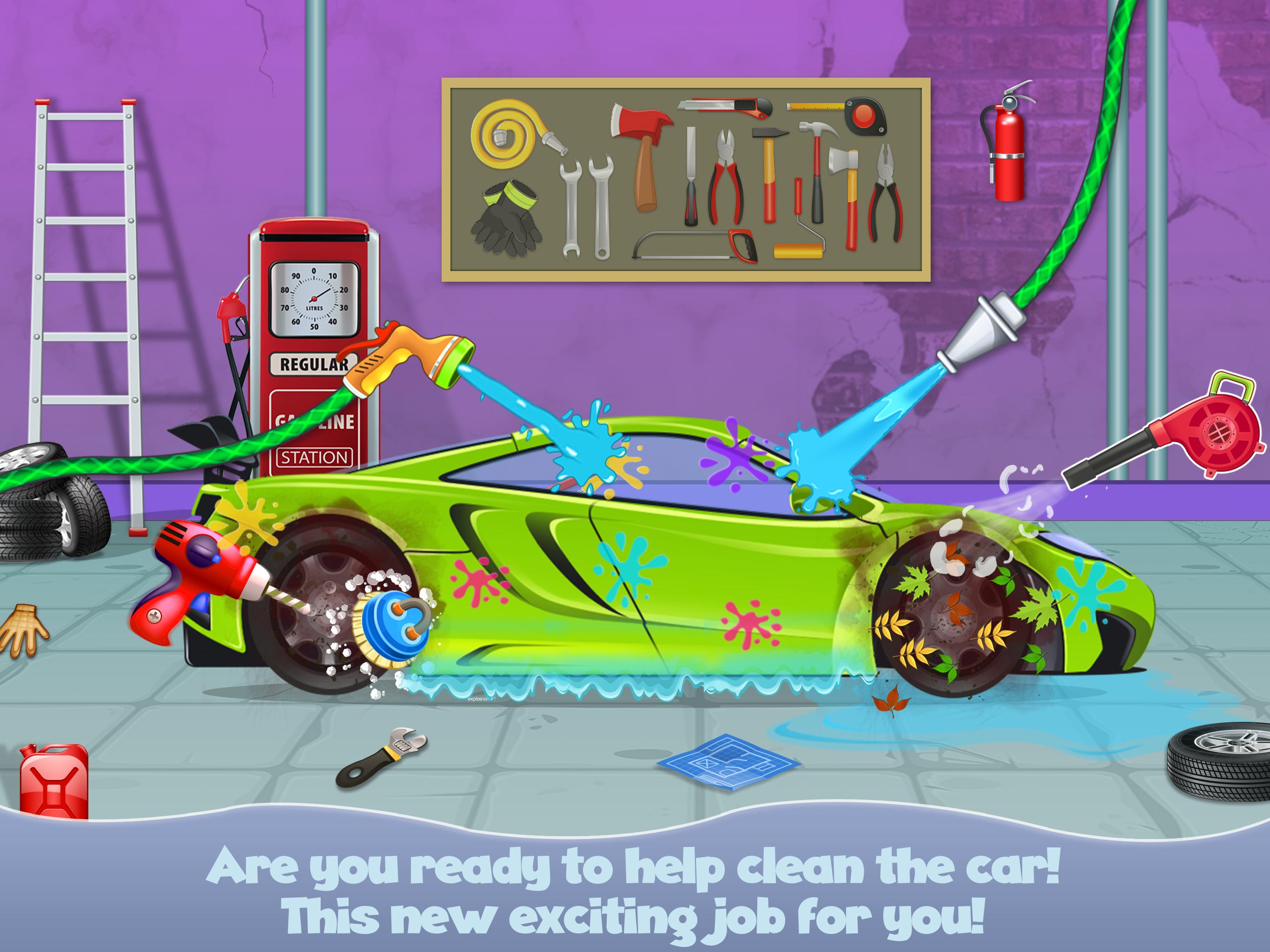 Baby Car Wash Garage Games For Boys For Android Apk Download