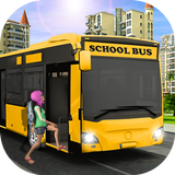 Kids City School Bus driving Game icon