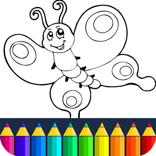 Animais: jogo de livro de colorir animal