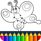 Animaux: jeu de livre de coloriage animal icône