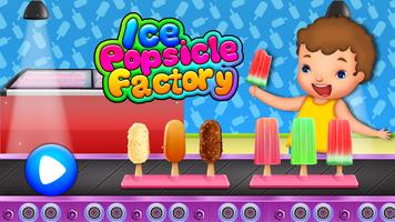 Usine de fabrication de glaces Affiche