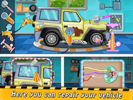 Construction Truck Kids Game پوسٹر