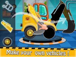 Construction Truck Kids Game imagem de tela 3