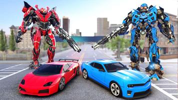 Real Robot Car Transform-Robot Transforming Games imagem de tela 1