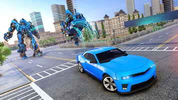 Real Robot Car Transform-Robot Transforming Games imagem de tela 3