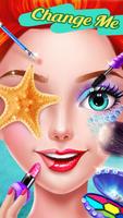 Mermaid Makeup Salon Cartaz