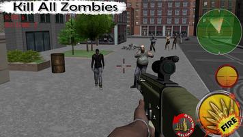 Zombi tireur 3D capture d'écran 1