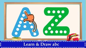 Kids a-z & Numbers learning wr Affiche