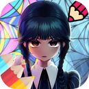 Wednesday Addams Coloring Book APK